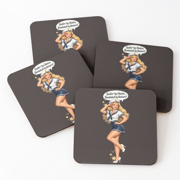 Item preview, Sailor Sweetheart Pin-Up – Retro Blonde Bombshell designed and sold by Bea May Bombshell Studio.