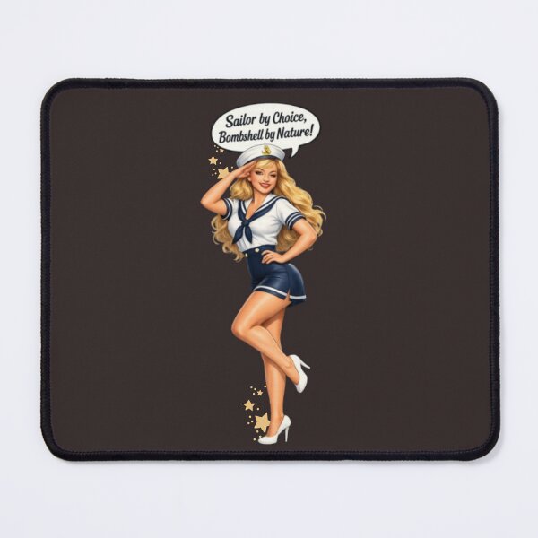 Item preview, Sailor Sweetheart Pin-Up – Retro Blonde Bombshell designed and sold by Bea May Bombshell Studio.