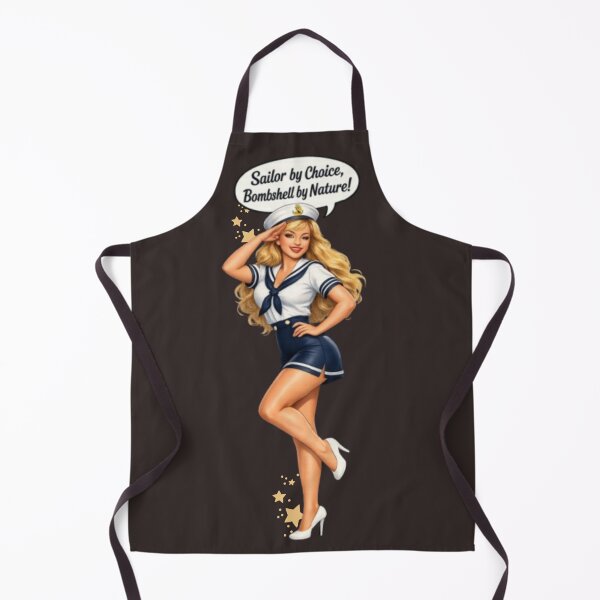 Item preview, Sailor Sweetheart Pin-Up – Retro Blonde Bombshell designed and sold by Bea May Bombshell Studio.