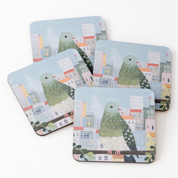 Item preview, Cityscape with Green Pigeon designed and sold by lautir.