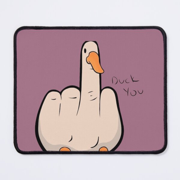 Item preview, Funny Duck You Goose | Sassy Middle Finger Bird designed and sold by GunnuDesigns.
