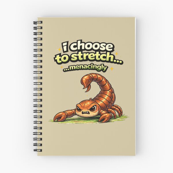Item preview, I Choose to Stretch… Menacingly – Aggro Scorpion Stretching (Funny Yoga Meme) designed and sold by slinsish.