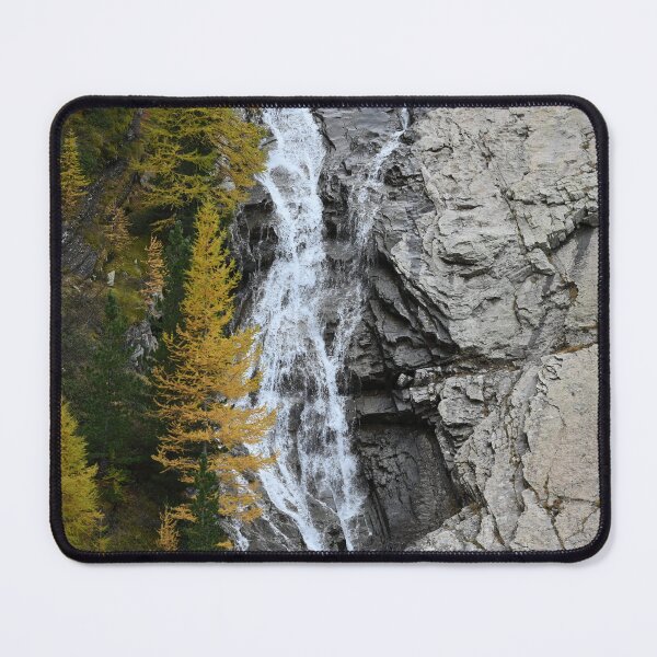 Item preview, Mountain waterfall photography, Barcelonnette designed and sold by CadresSauvages.