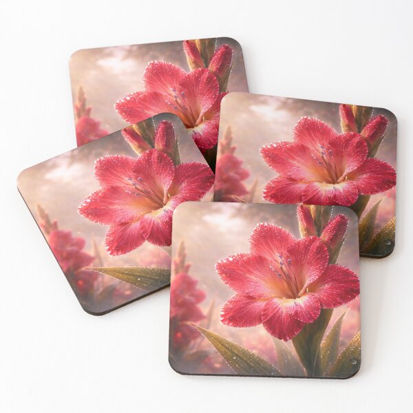 Item preview, Crimson Dew Gladiolus designed and sold by SpicyWind.