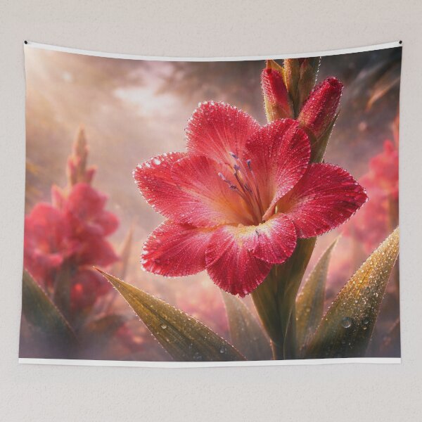 Item preview, Crimson Dew Gladiolus designed and sold by SpicyWind.