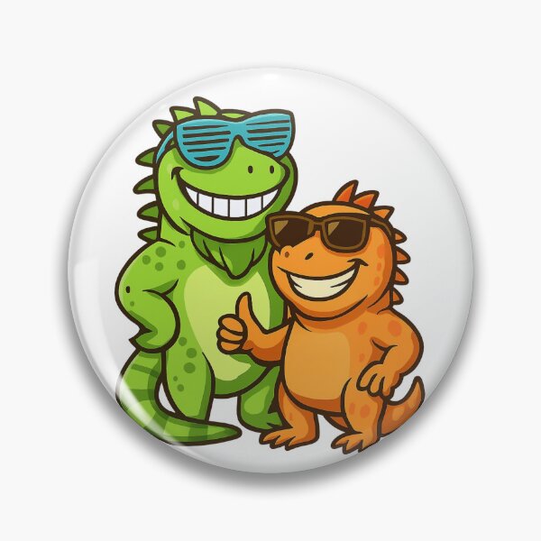 Item preview, Cool Iguana with Sunglasses – Fun Cartoon Reptile Design designed and sold by Tw1nsAIArt.