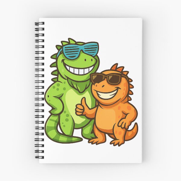 Item preview, Cool Iguana with Sunglasses – Fun Cartoon Reptile Design designed and sold by Tw1nsAIArt.