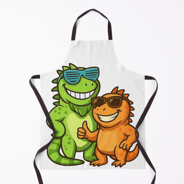 Item preview, Cool Iguana with Sunglasses – Fun Cartoon Reptile Design designed and sold by Tw1nsAIArt.