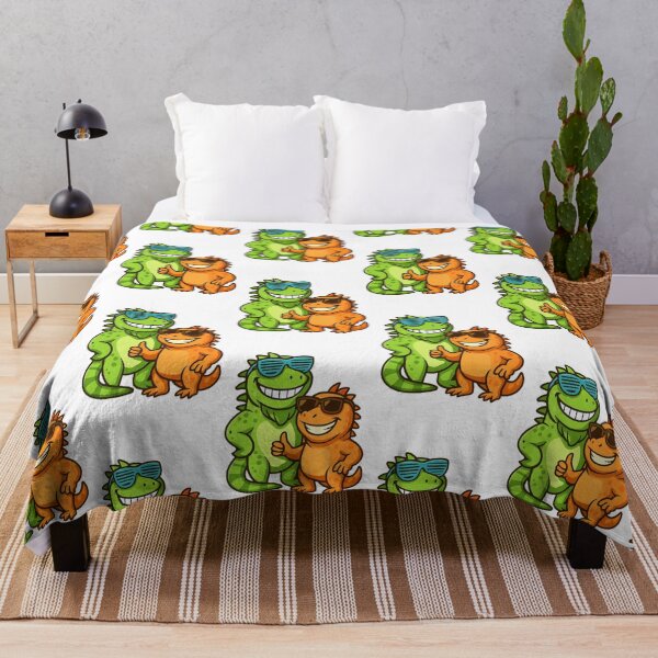 Item preview, Cool Iguana with Sunglasses – Fun Cartoon Reptile Design designed and sold by Tw1nsAIArt.