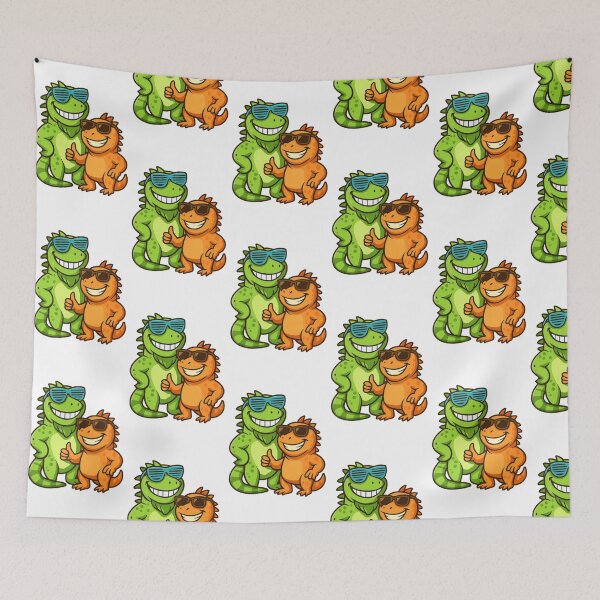 Item preview, Cool Iguana with Sunglasses – Fun Cartoon Reptile Design designed and sold by Tw1nsAIArt.