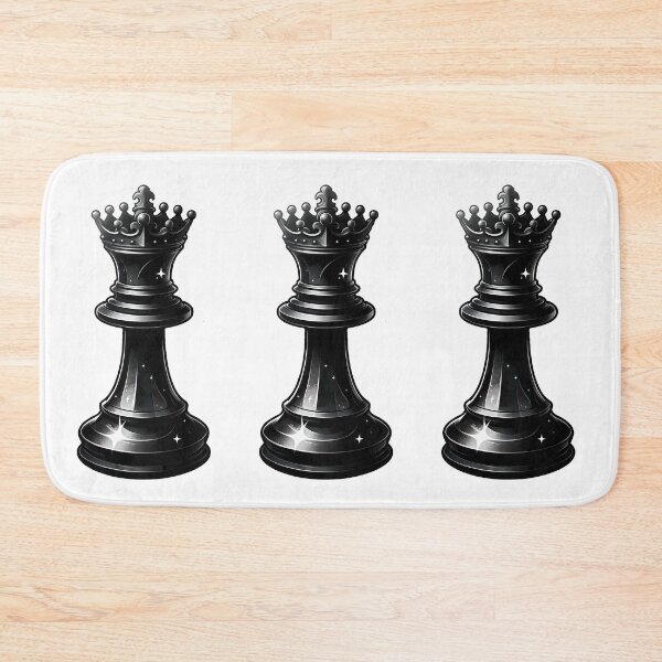 Item preview, Queen Chess Piece Black designed and sold by StickaTime.