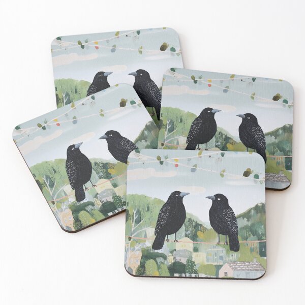 Item preview, Crows Perched on a Line designed and sold by lautir.