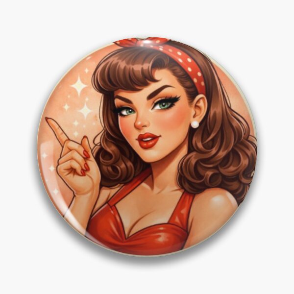 Item preview, FLY, My Baby – Retro Bombshell Pin-Up Art designed and sold by Bea May Bombshell Studio.