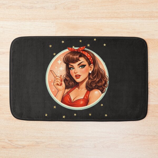 Item preview, FLY, My Baby – Retro Bombshell Pin-Up Art designed and sold by Bea May Bombshell Studio.