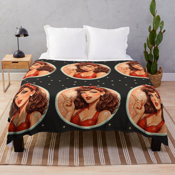 Item preview, FLY, My Baby – Retro Bombshell Pin-Up Art designed and sold by Bea May Bombshell Studio.