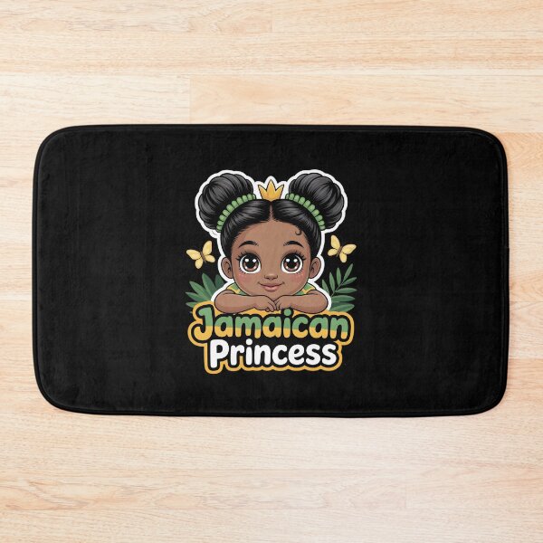 Item preview, Jamaican Princess – Cute Black Girl Crown Pride Design designed and sold by Imaginarium Design.
