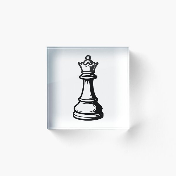 Item preview, Chess Queen Piece designed and sold by StickaTime.