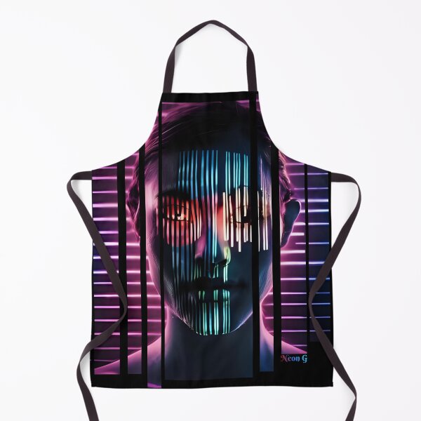 Item preview, Glowing barcode tattooed across face 2 designed and sold by Neon G.