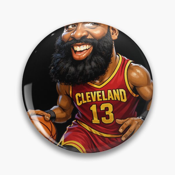 Artikelvorschau, James Harden Cavs Karikatur entworfen und verkauft von CCA-Merch.