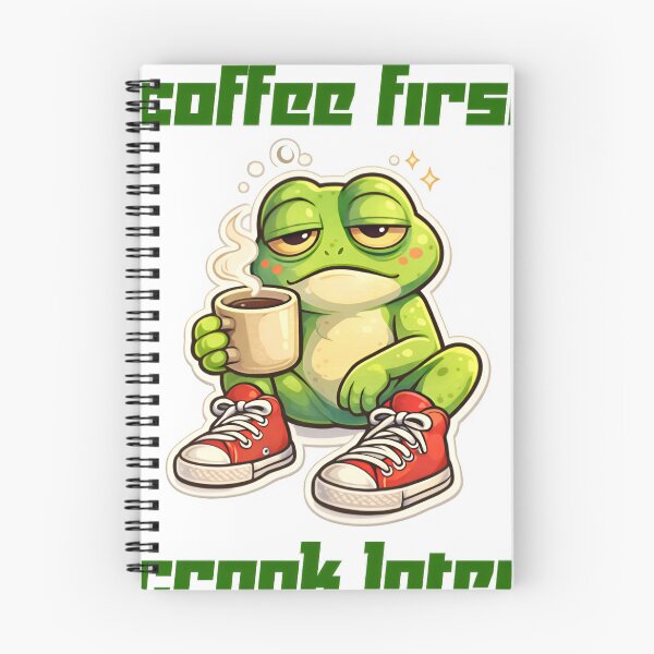 Item preview, Coffee First, Croak Later designed and sold by It's Bro Brand ★ ★ ★ ★ ★.