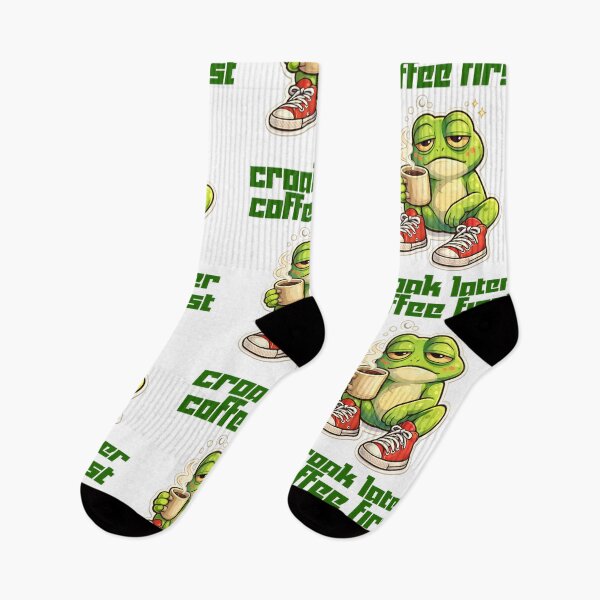 Item preview, Coffee First, Croak Later designed and sold by It's Bro Brand ★ ★ ★ ★ ★.