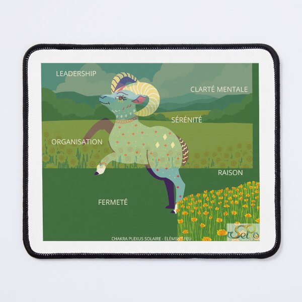 Item preview, Ram mouse pad designed and sold by Laudevie.