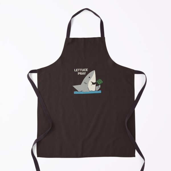Item preview, Lettuce Pray Funny Shark Shirt | Christian Pun Tee | Cute Christian Humor Gift designed and sold by FuzzysChristianKitchKatch.
