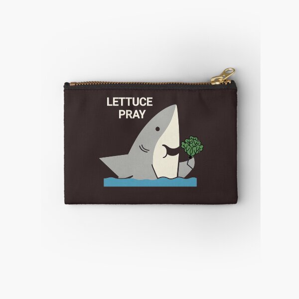 Item preview, Lettuce Pray Funny Shark Shirt | Christian Pun Tee | Cute Christian Humor Gift designed and sold by FuzzysChristianKitchKatch.