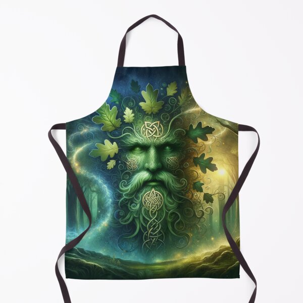 Item preview, Green Man Celtic Forest Spirit – Mythology Fantasy Nature Art designed and sold by AnalajiaDesigns.
