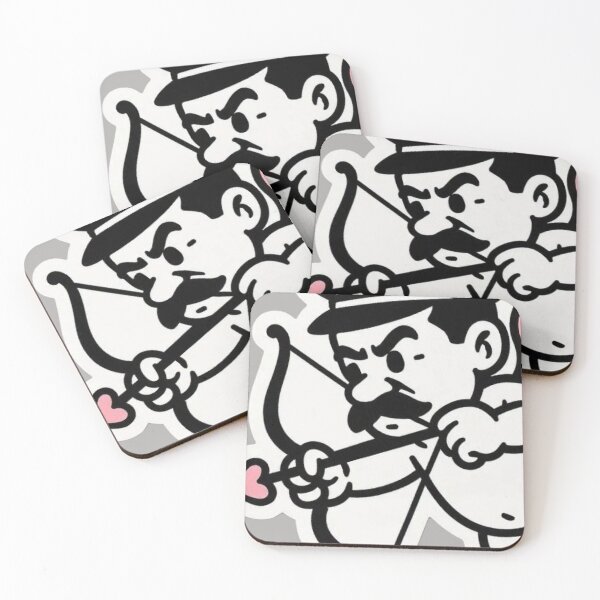 Item preview, “Comrade Cupid: The Red‑Star Heart Sniper” designed and sold by Print Fiction.