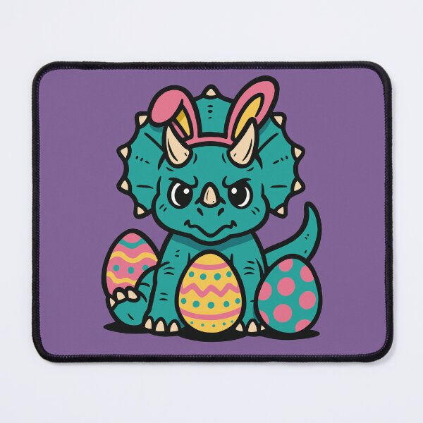 Item preview, Cute and Edgy Easter Triceratops designed and sold by Ghost on Toast.