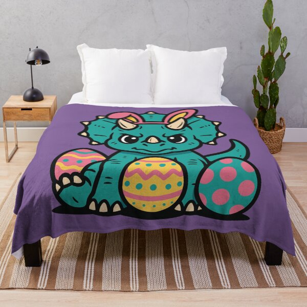 Item preview, Cute and Edgy Easter Triceratops designed and sold by Ghost on Toast.