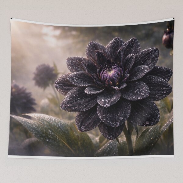 Item preview, Midnight Dew Dahlia designed and sold by SpicyWind.