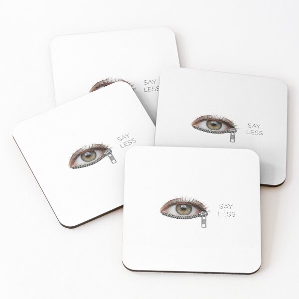 Item preview, Say Less Zipper Eye Graphic Design for Men and Women designed and sold by t-patterns.