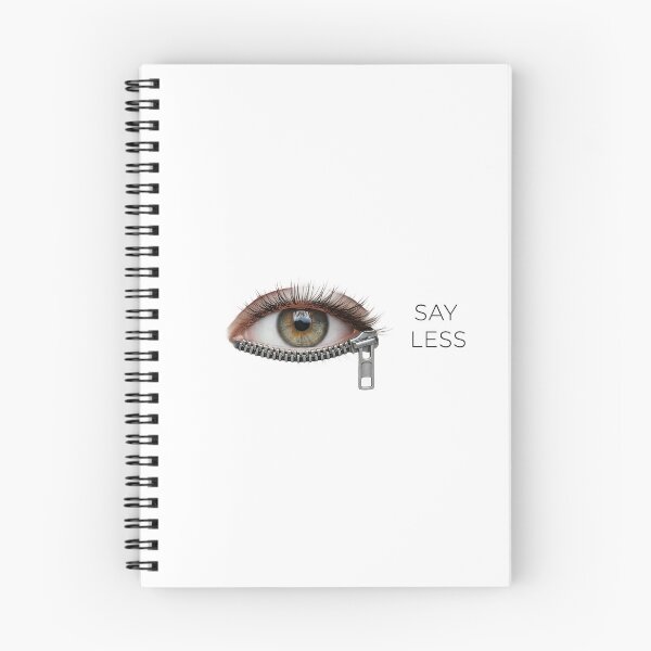 Item preview, Say Less Zipper Eye Graphic Design for Men and Women designed and sold by t-patterns.
