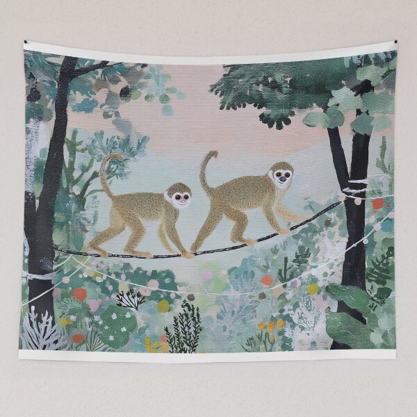 Item preview, Monkeys on Jungle Rope Walk designed and sold by lautir.