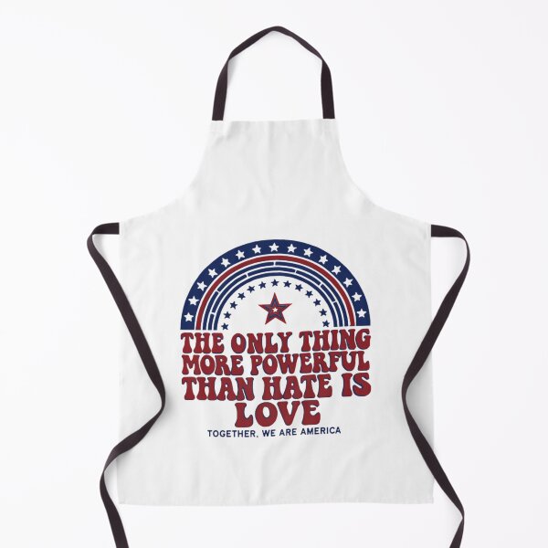 Item preview, The Only Thing More Powerful Than Hate Is Love America With Integrity designed and sold by SkeletonsDanger.