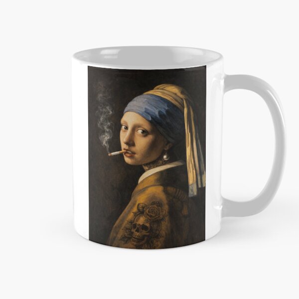Item preview, Mysterious Girl Portrait Parody designed and sold by RØNI AI.