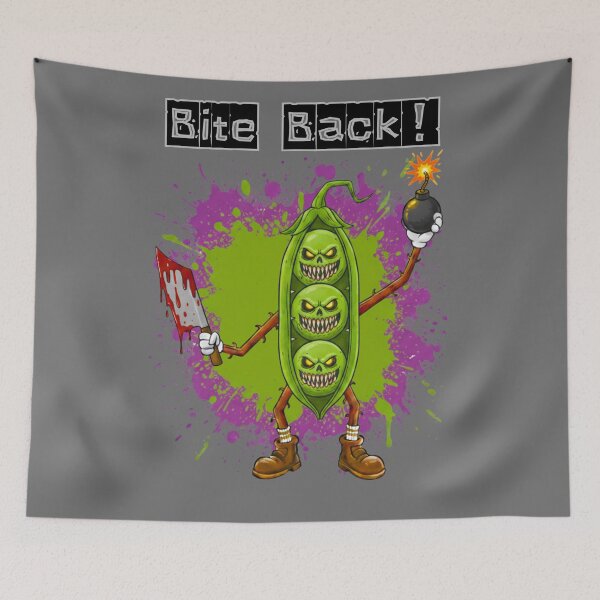 Item preview, Evil Peas - Vintage Monster Cartoon Style designed and sold by MBBialyPiksel.