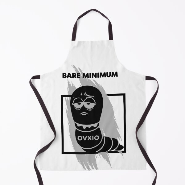 Item preview, Bare Minimum - Funny Minimalist Worm Work Humor designed and sold by OVXIO.