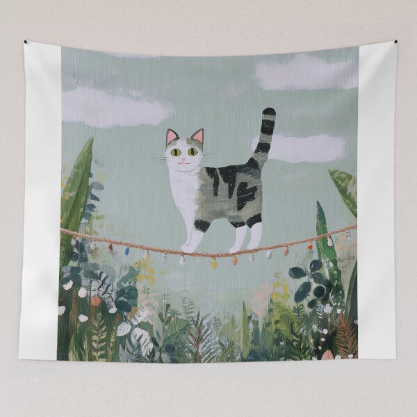 Item preview, Cat Balancing on a Rope designed and sold by lautir.