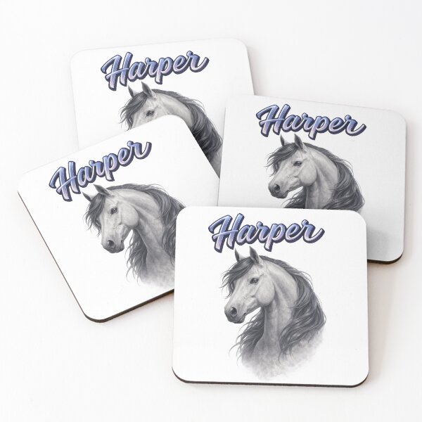 Item preview, Harper Horse Zodiac — Freedom, Grace and Inner Strength of the Chinese Horse designed and sold by AlexLineArt.