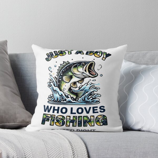 Item preview, Just a Boy Who Loves Fishing - Bass Fishing  designed and sold by Abibless1998.