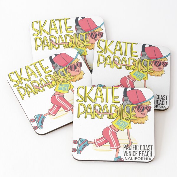 Item preview, Retro Venice Beach Roller Skate Paradise designed and sold by ThinkQuietlyProject.
