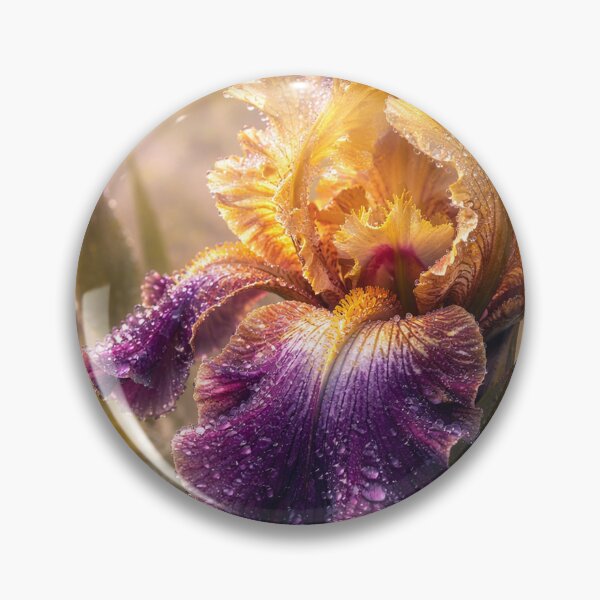 Item preview, Golden Amethyst Iris designed and sold by SpicyWind.