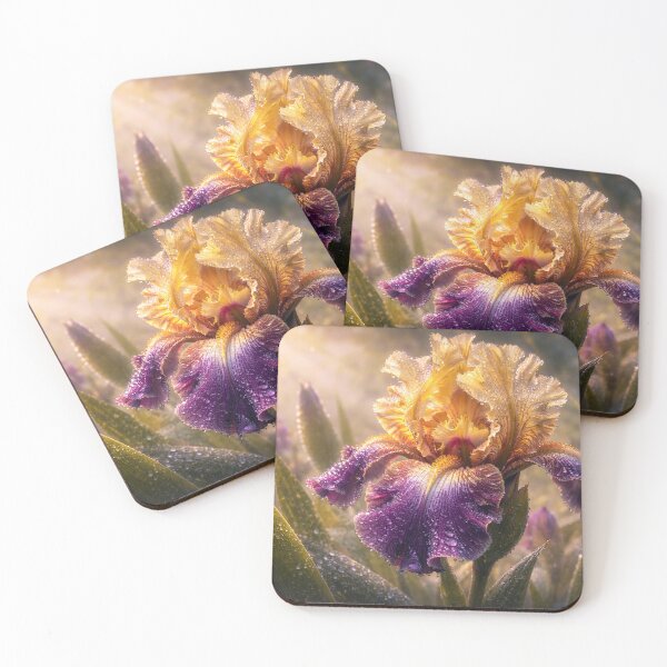 Item preview, Golden Amethyst Iris designed and sold by SpicyWind.