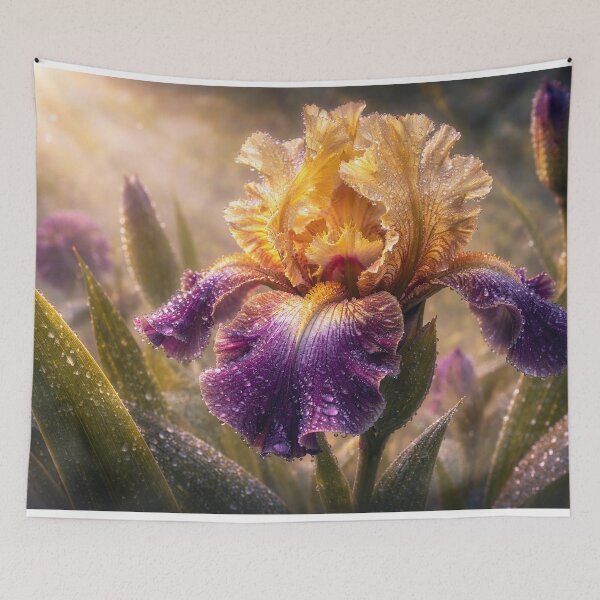 Item preview, Golden Amethyst Iris designed and sold by SpicyWind.