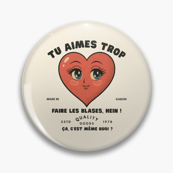 Item preview, Gabon : Tu aimes trop faire les blases (Gabonese expression) designed and sold by Peerless-Prime.