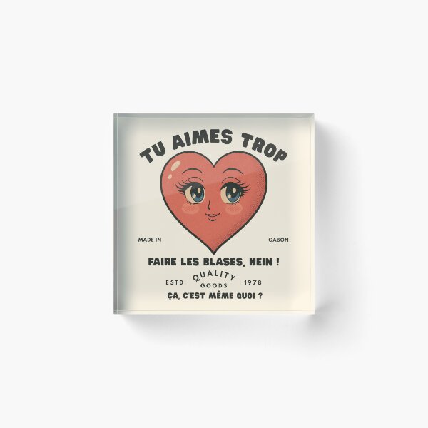 Item preview, Gabon : Tu aimes trop faire les blases (Gabonese expression) designed and sold by Peerless-Prime.
