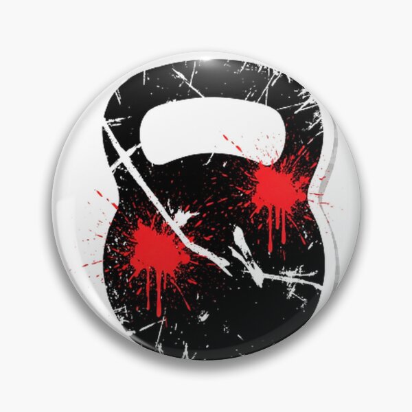 Item preview, Gritty Kettlebell Strength Training Stencil Design designed and sold by Amazing Graphics.